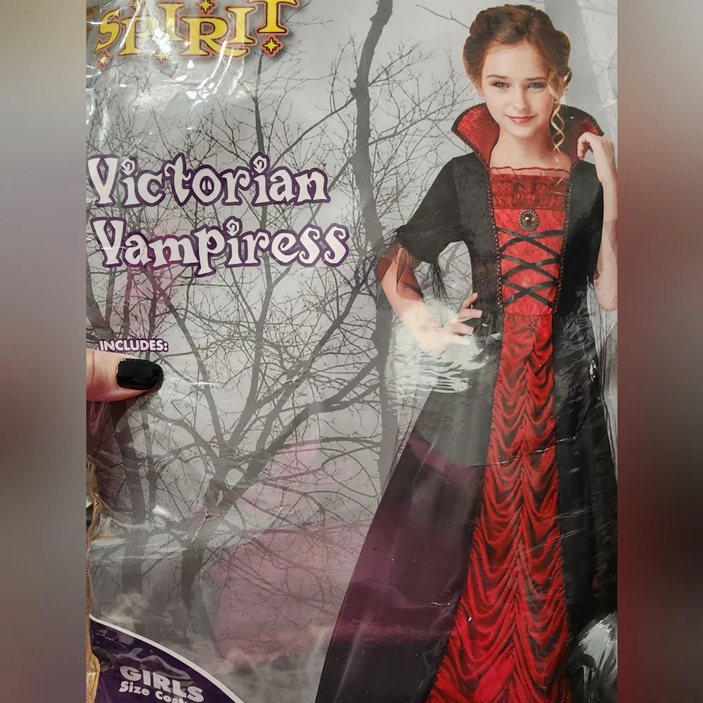 Victorian Vampiress Costume XL 14 - 16 Vampire Petticoat Spirit‎ Halloween C10